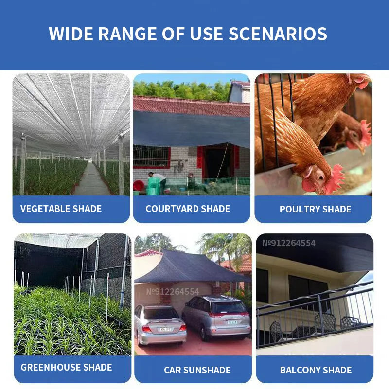HDPE Sunshade Net - UV Protection for Garden & Patio