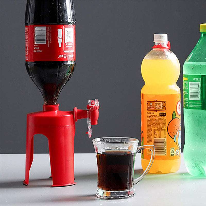 Water Jug Soda Beverage Dispenser Bottle Soda Upside Down Drinking Water Dispenser Gadget Party Home Bar Kitchen Gadget