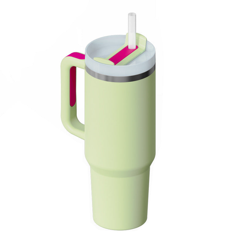Insulated Tumbler 40oz - 25 Colors, 24hr Cold / 12hr Hot, Leakproof with Straw, for Car Gym Office