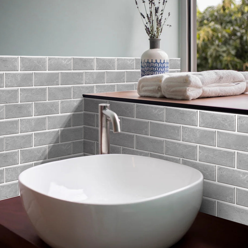 Peel and Stick Backsplash - Instant kitchen upgrade with no tools needed