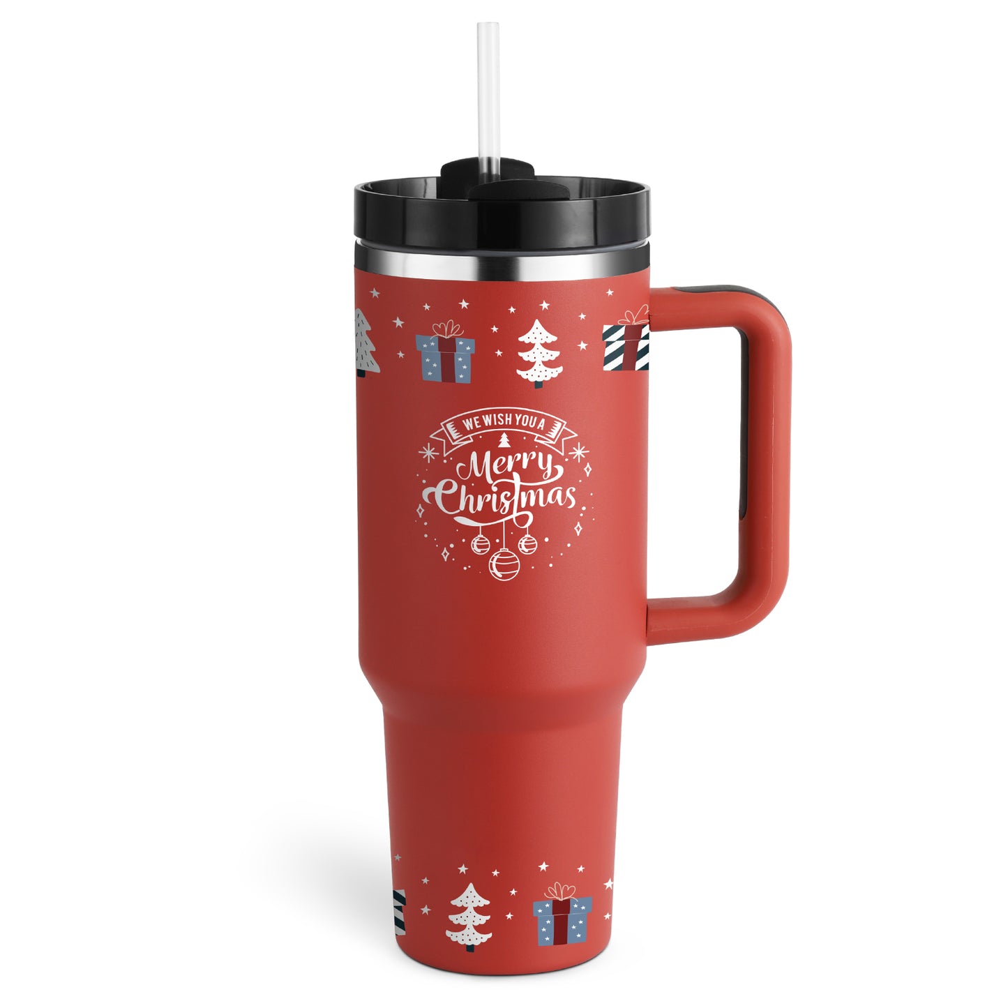 Insulated Tumbler 40oz - 25 Colors, 24hr Cold / 12hr Hot, Leakproof with Straw, for Car Gym Office