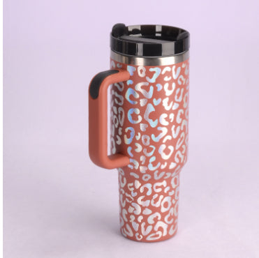 Insulated Tumbler 40oz - 25 Colors, 24hr Cold / 12hr Hot, Leakproof with Straw, for Car Gym Office