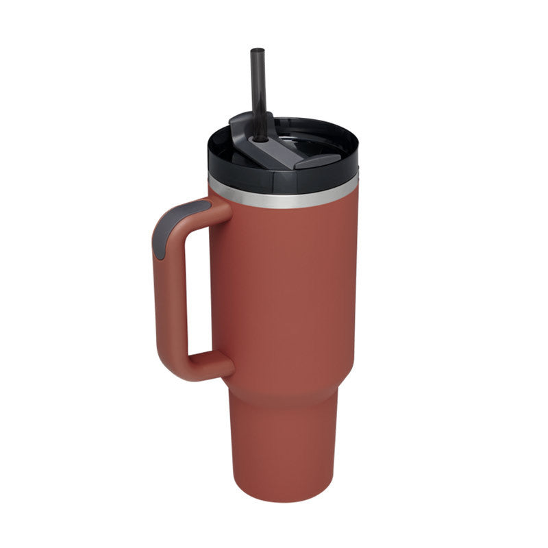 Insulated Tumbler 40oz - 25 Colors, 24hr Cold / 12hr Hot, Leakproof with Straw, for Car Gym Office