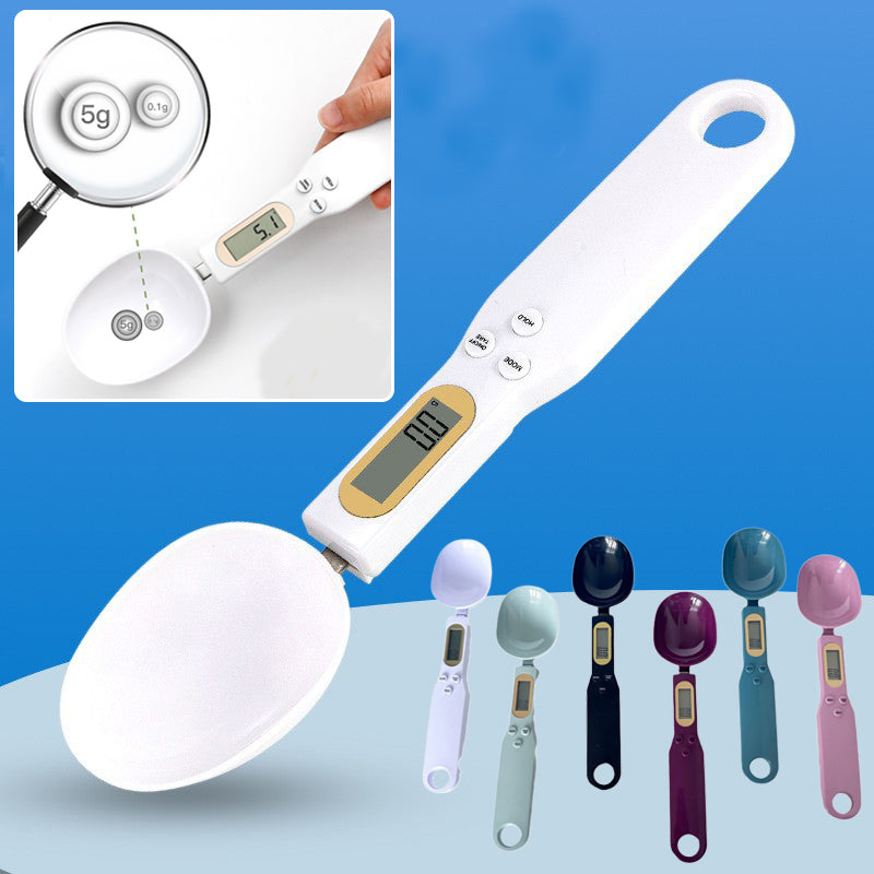 Digital Kitchen Spoon Scale - Precise food weighing spoon for cooking and baking