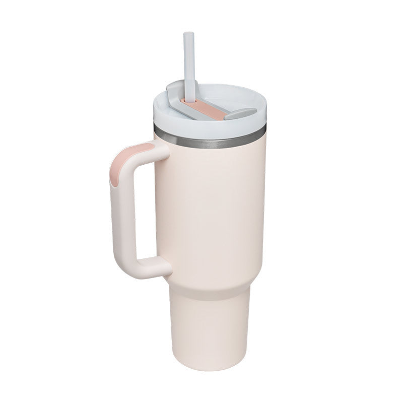 Insulated Tumbler 40oz - 25 Colors, 24hr Cold / 12hr Hot, Leakproof with Straw, for Car Gym Office