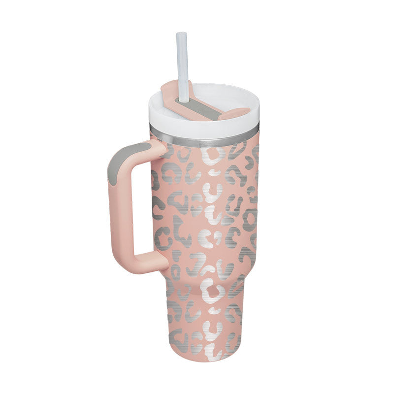 Insulated Tumbler 40oz - 25 Colors, 24hr Cold / 12hr Hot, Leakproof with Straw, for Car Gym Office
