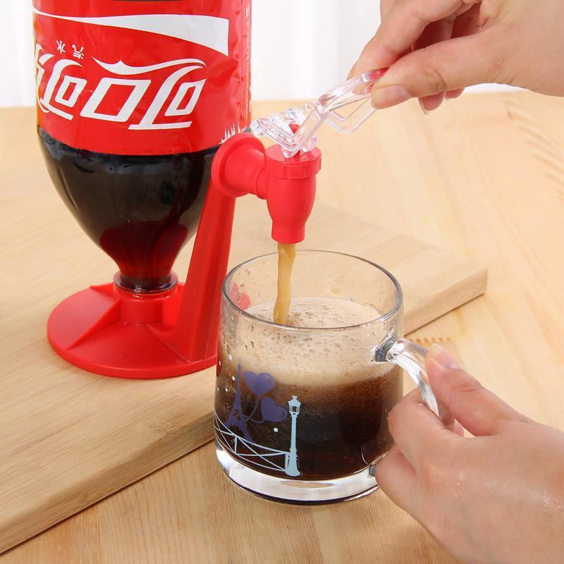 Water Jug Soda Beverage Dispenser Bottle Soda Upside Down Drinking Water Dispenser Gadget Party Home Bar Kitchen Gadget