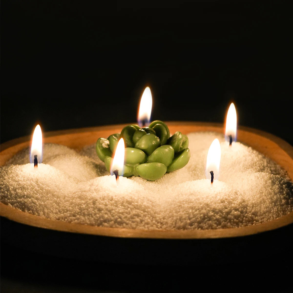 500g-1000g White Sand Wax Ice Flower Wax DIY Scented Candle Making Accessories Snowflake Wax Pearl Candles Sand Painting Tools