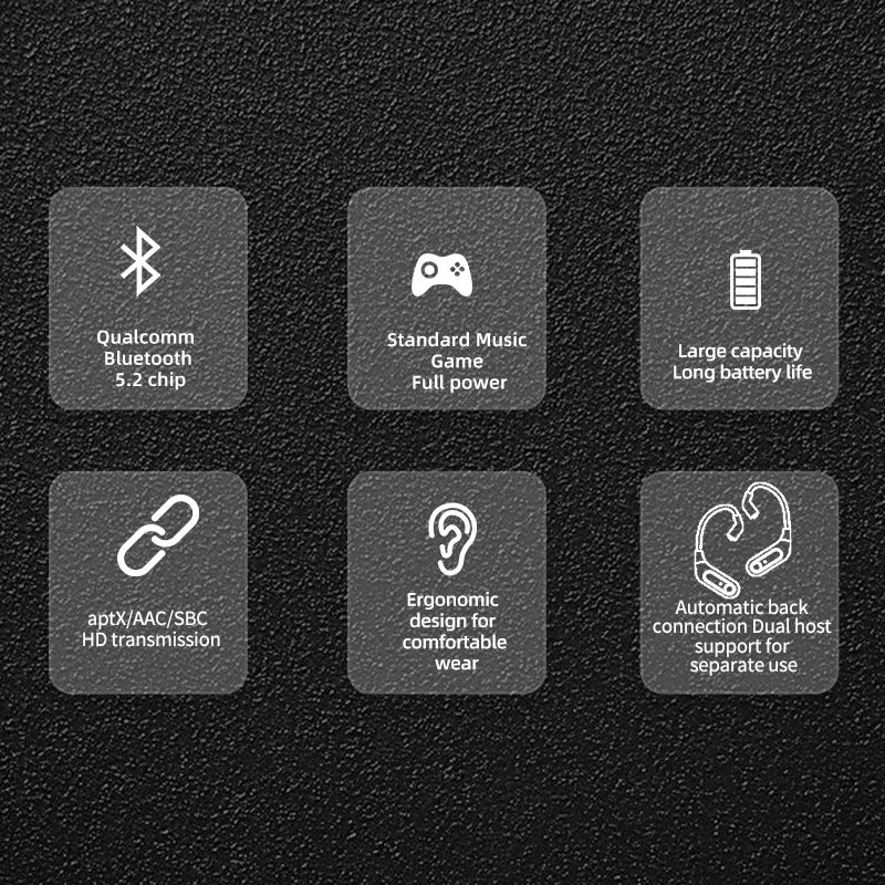 KZ AZ15 Bluetooth-compatible 5.2 Cable Wireless Ear Hook Upgrade Wireless Headphones with Charging Case AZ09 PRO AZ10 SKS