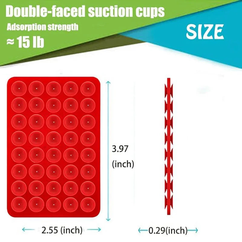 Sticky Grippy Suction Phone Case Mount Sillicon Adhesive Phone Accessory For IPhone And Android Hands-Free Fidget Toy