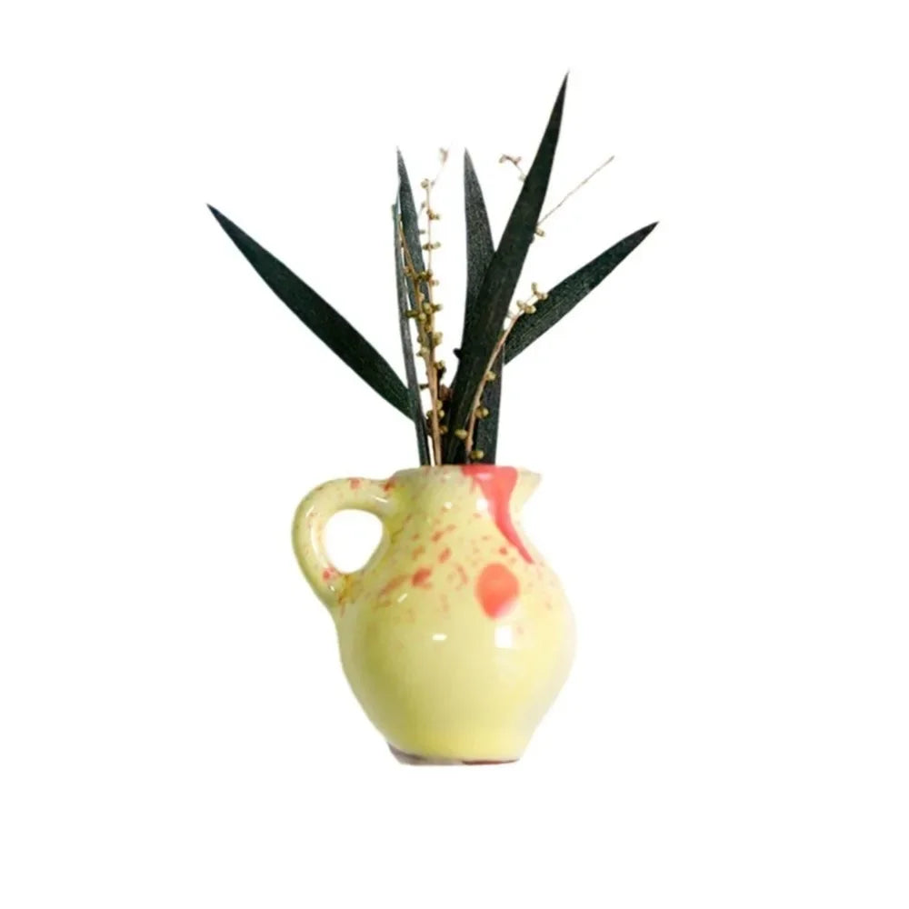 Cute Plant Vase Fridge Magnets, Diy Mini Ceramic Vase Fridge Magnets, Simulated Porcelain Bonsai Fridge Stickers