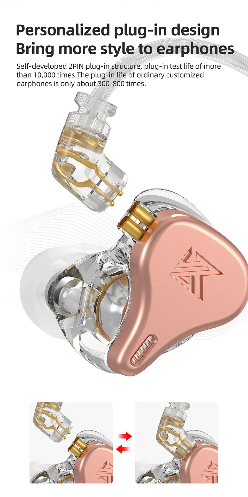 KZ × HBB DQ6S In-Ear Earphone HiFi Metal Headset Music Monitor Headphones ZEX PRO EDX PRO ZSX ZAX ZAS ZS10PRO CRA DQ6 EDS