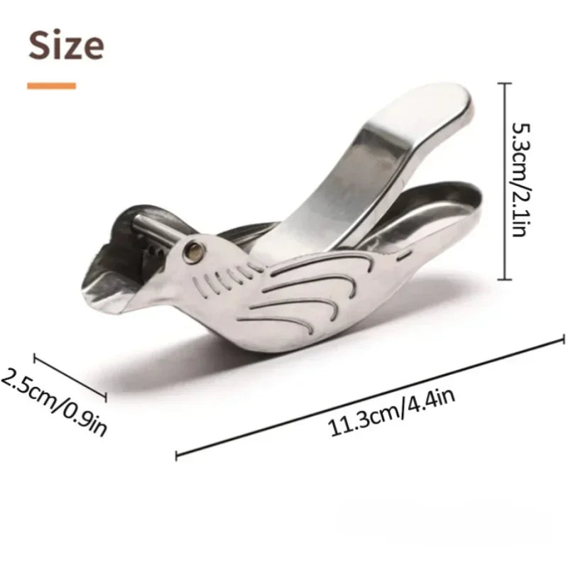Creative Bird Shape Lemon Squeezers Juicer Household Stainless Steel 304 Portable Metal Citrus Lemon Tea Infuser Kitchen Gadget