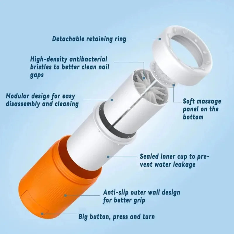 Pet Foot Washing Cup Dog Outdoor Cleaning Beauty Paw Washing Tool Intelligent Automatic Foot Wash Plastic Foot Bath Cup Tool New