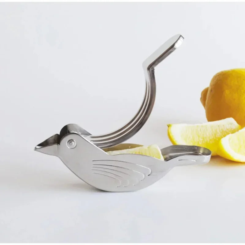 Creative Bird Shape Lemon Squeezers Juicer Household Stainless Steel 304 Portable Metal Citrus Lemon Tea Infuser Kitchen Gadget