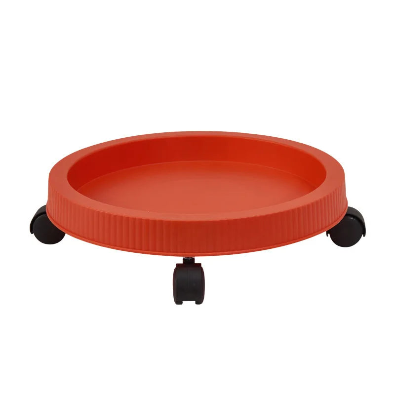 Stackable Multi-tiers Flower Pot with Wheel Vertical Non-slip Assorted Space-saving Planter Ventilated Flowerpot for Balcony