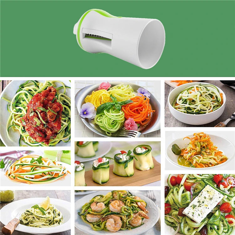 Heavy Duty Spiralizer Vegetable Slicer Vegetable Spiral Slicer Cutter Zucchini Pasta Noodle Spaghetti Maker Food Slicer