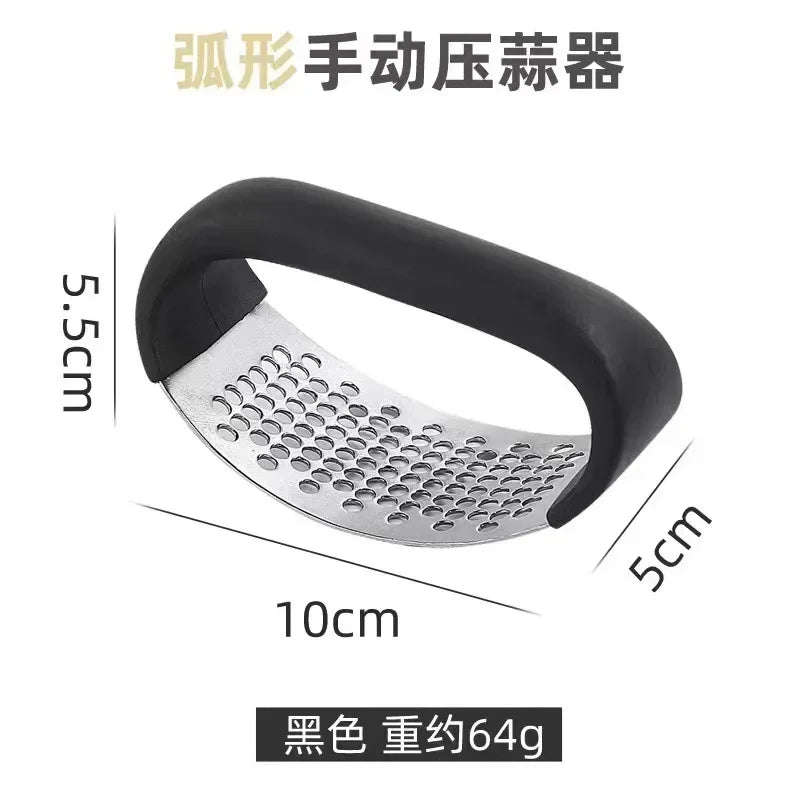Manual Stainless Steel Garlic Mincer Garlic Crusher Press For Fruit Vegetable Kitchen Gadget Manual Food Processors