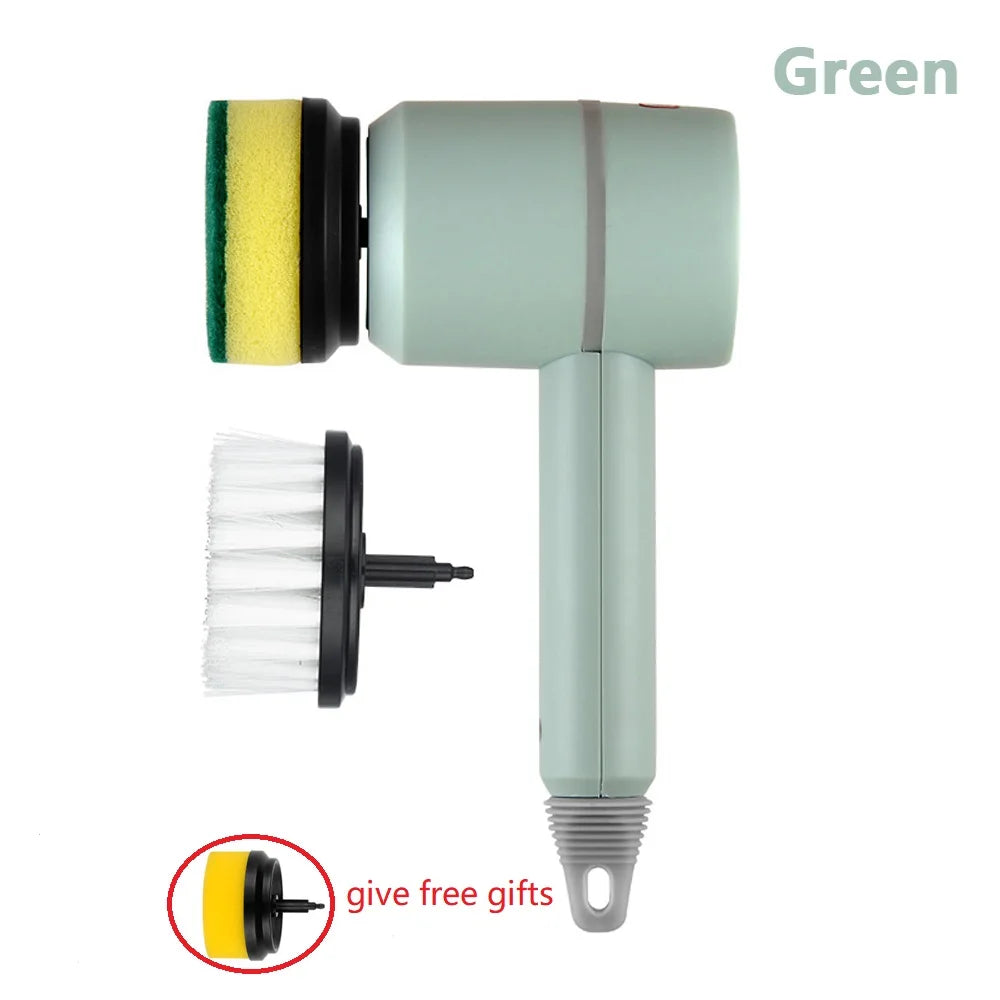 Dishwashing Brush Electric Cleaning Brush Automatic Wireless USB Rechargeable Professional Kitchen Bathtub Tile Cleaning Brushes