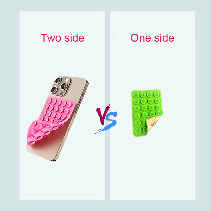 Sticky Grippy Suction Phone Case Mount Sillicon Adhesive Phone Accessory For IPhone And Android Hands-Free Fidget Toy
