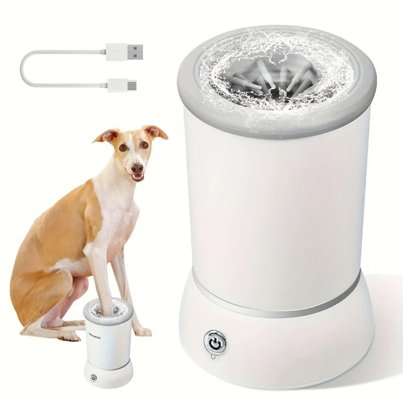 Pet paw cleaning cup paw cleaning artifact pet automatic foot washing cup cat and dog electric foot washer