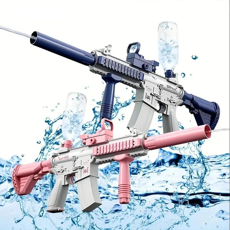 M416 Electric Water Guns Fully Automatic Shooting Game Beach Outdoor Entertainment Outdoor Beach Pool Gun Toys for Children Gift