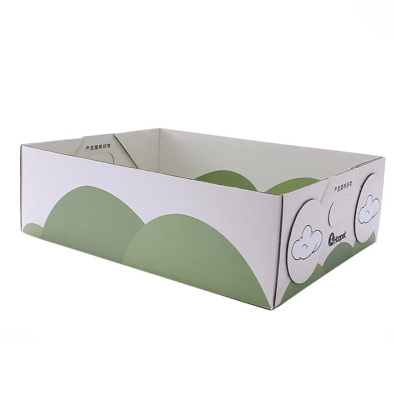 Disposable SemiEnclosed Cat Litter Box
