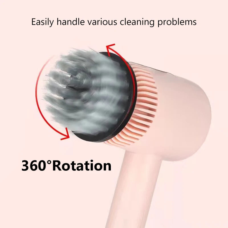 Dishwashing Brush Electric Cleaning Brush Automatic Wireless USB Rechargeable Professional Kitchen Bathtub Tile Cleaning Brushes