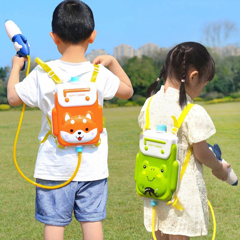 thumbnail image 2 of Pressure Backpack Water Gun Toy – Boy Girl Outdoor Beach Play, Battery/Electric, UK Import 2 of 5