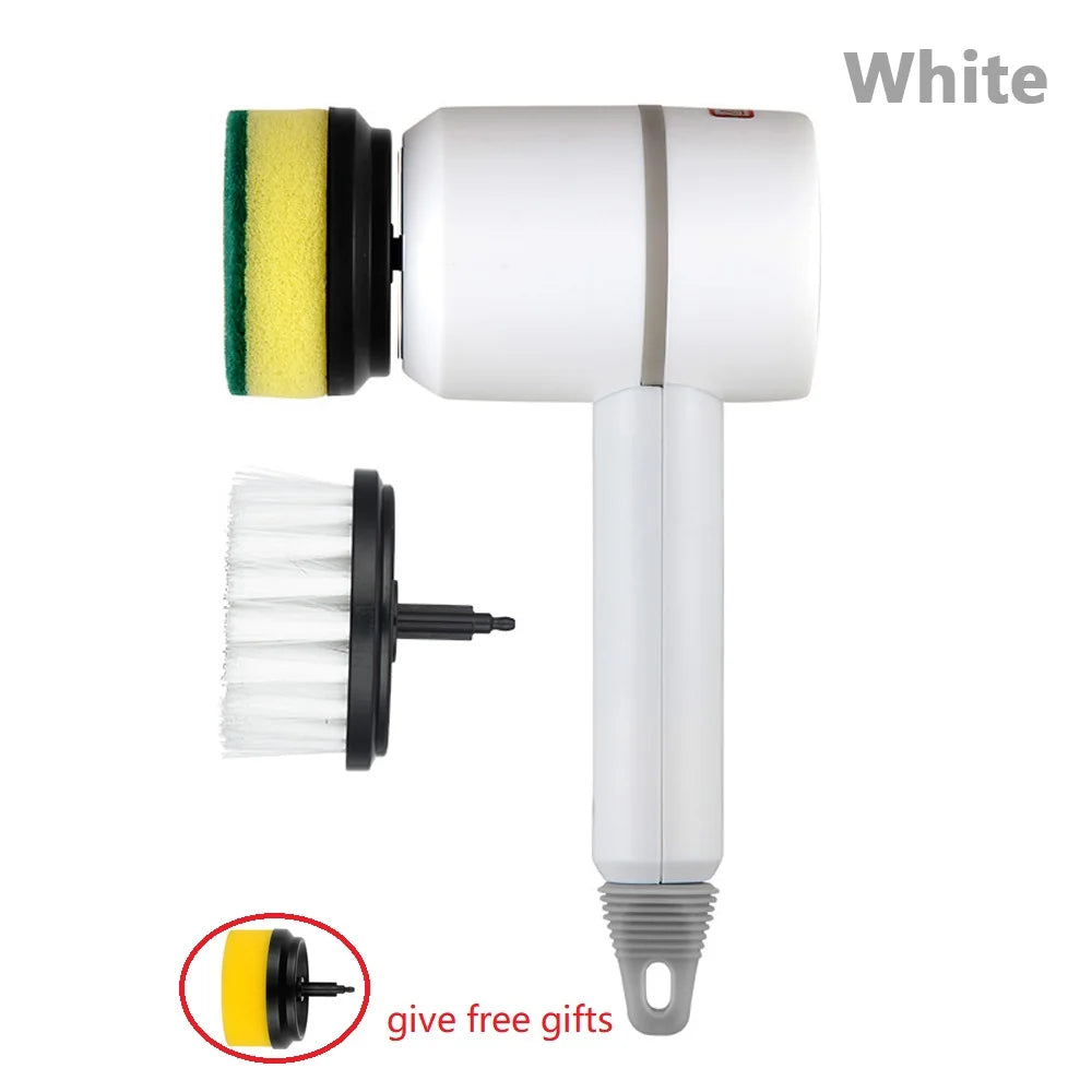 Dishwashing Brush Electric Cleaning Brush Automatic Wireless USB Rechargeable Professional Kitchen Bathtub Tile Cleaning Brushes