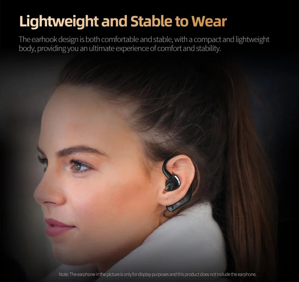 KZ AN01 HiFi Earphones Wireless Upgrade Cable Bluetooth 5.4 Low Latency Wired Earbuds Bluetooth Module For Castor ZAR ZSXPRO