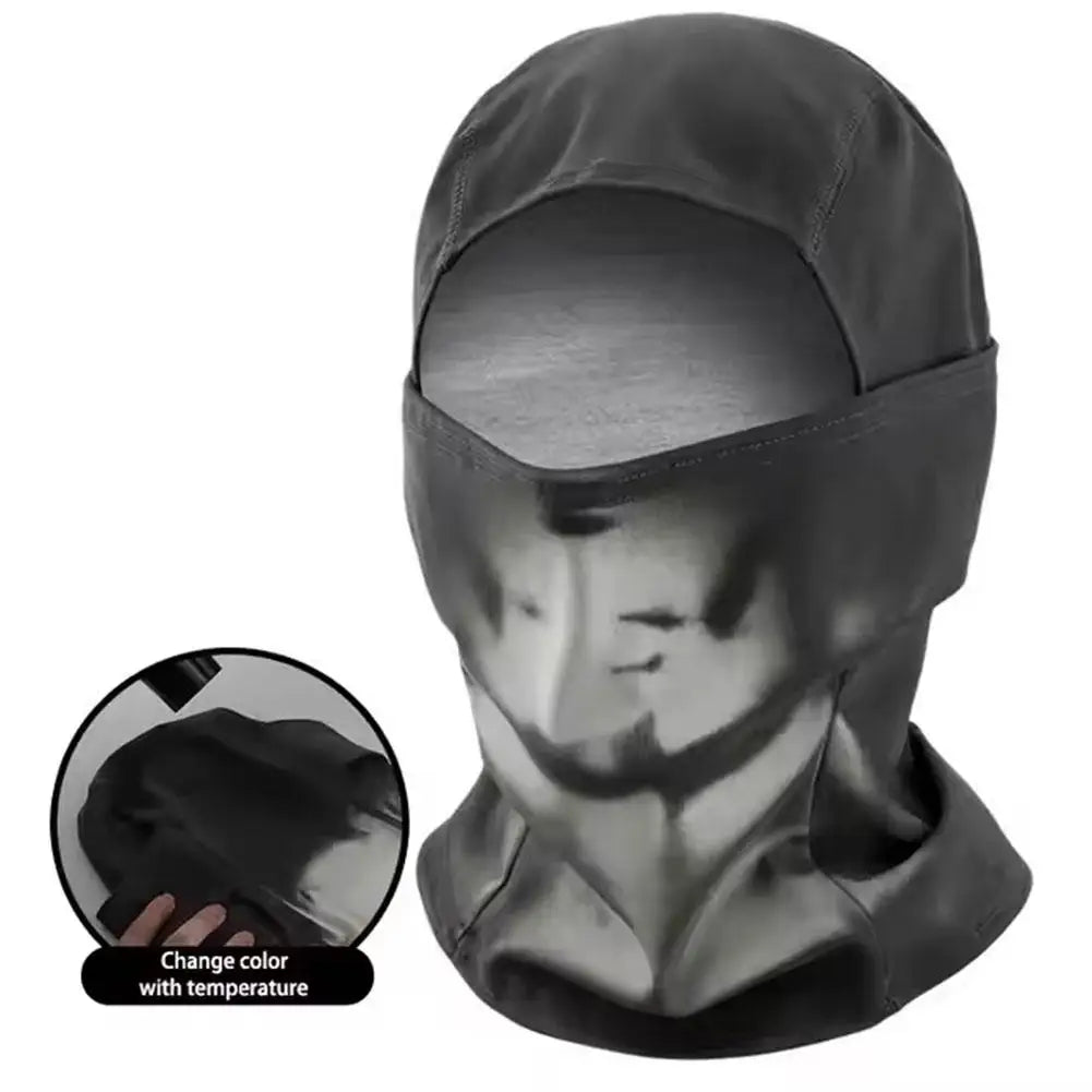 Temperature sensitive color changing face mask Summer Sun Protection Bandana Cooling Neck Hiking Scarves Ski Masks Hood Hat