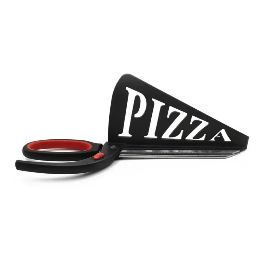 Pizza Scissors Knife Pizza Cutting Tool Stainless Steel Pizza Cutter Slicer Baking Tool Multi-Functional With Detachable Spatula