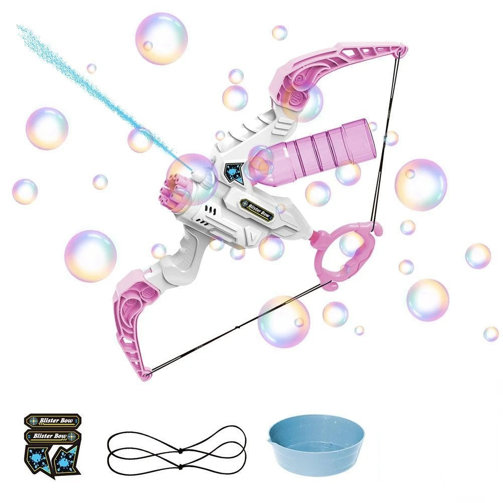 76/80/88 Holes Electric Rocket Bubble Gun With LED Gatling Blowing Soap Water Bow Bubble Machine Outdoor Toys For Children Gifts