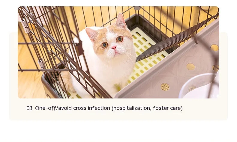 Disposable SemiEnclosed Cat Litter Box