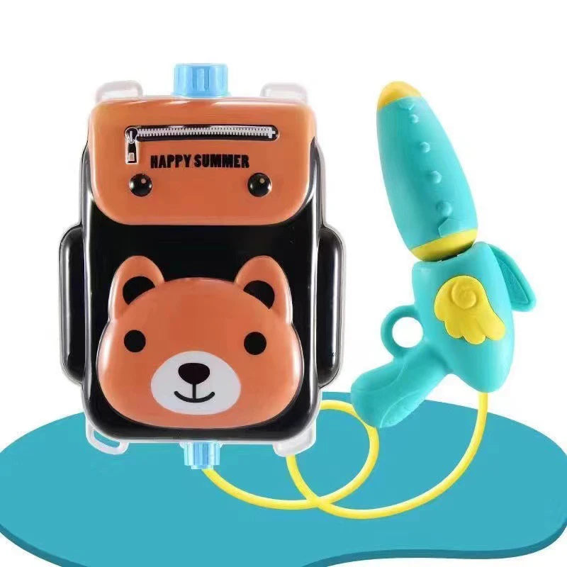 1 Piece Boy Girl Pressure Backpack Water Guns Baby Playing Water Outdoor Beach Toys For Children Summer Toy Water Gun