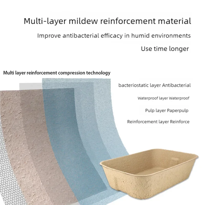 Disposable cat litter box