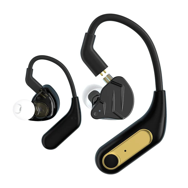 KZ AZ15 Bluetooth-compatible 5.2 Cable Wireless Ear Hook Upgrade Wireless Headphones with Charging Case AZ09 PRO AZ10 SKS