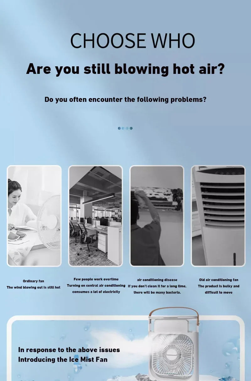 Mini Portable Fan Air Conditioners