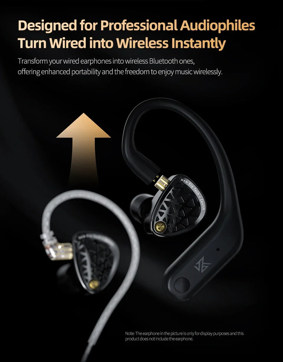 KZ AN01 HiFi Earphones Wireless Upgrade Cable Bluetooth 5.4 Low Latency Wired Earbuds Bluetooth Module For Castor ZAR ZSXPRO