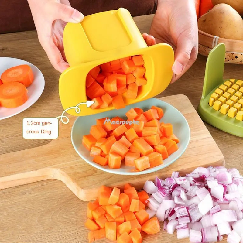 Multifunctional Vegetable Chopper French Fries Cutter Household Hand Pressure Onion Dicer Cucumber Potato Slicer Kitchen Tools