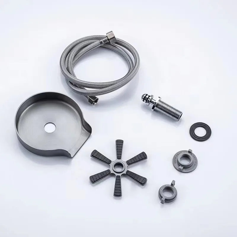 New Stainless Steel Cup Washer Glass Cleaner Bottle Washer Cup Cleaner for Kitchen Sink Restaurant Home Cafes