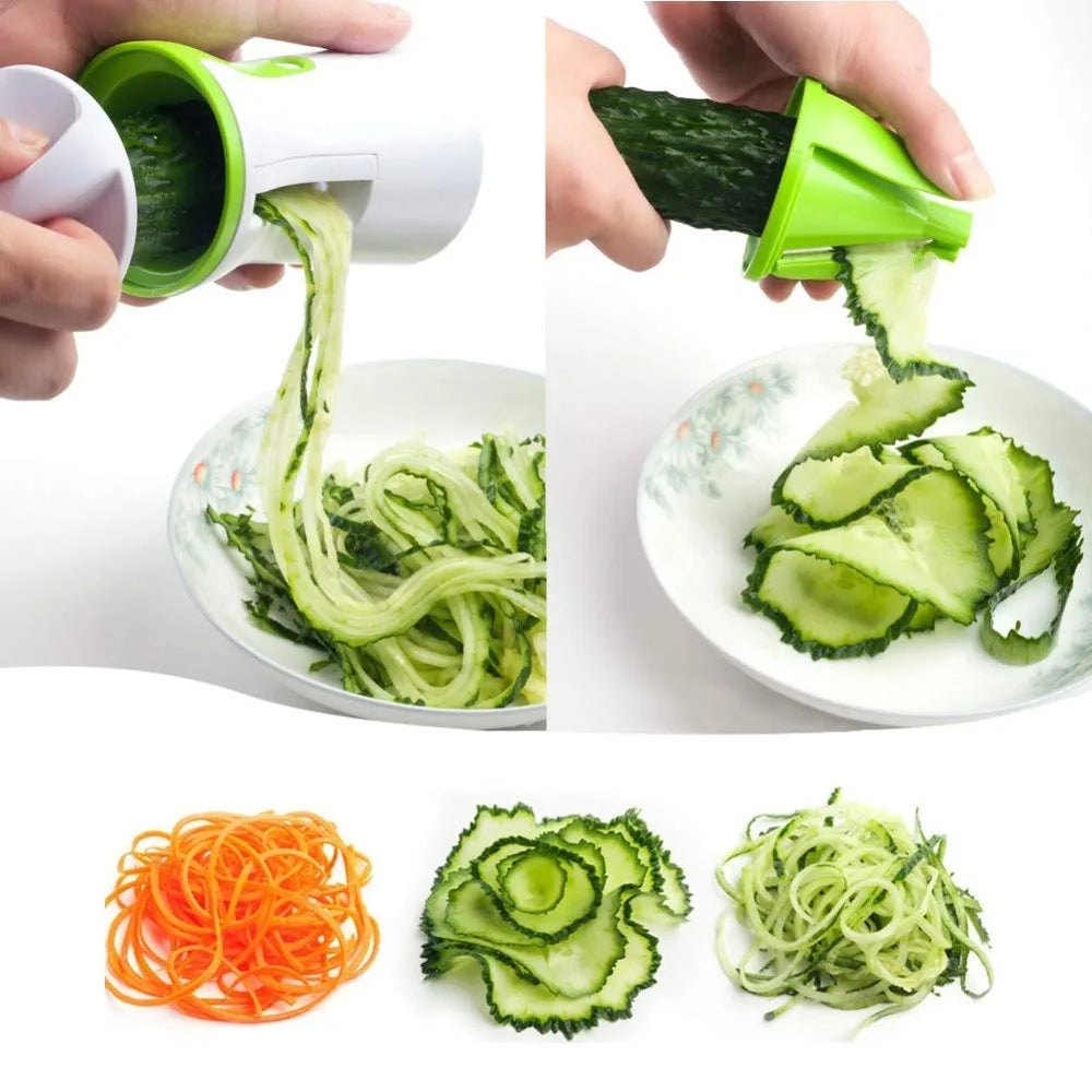 Heavy Duty Spiralizer Vegetable Slicer Vegetable Spiral Slicer Cutter Zucchini Pasta Noodle Spaghetti Maker Food Slicer
