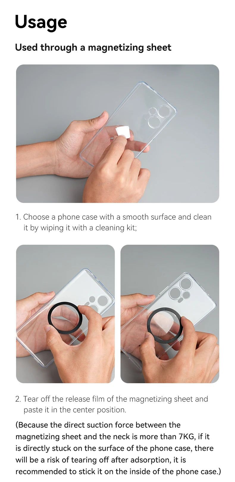 Silicone Magnetic Quick Release Neck Mount Hold for Iphone 15 14 13 12 11 SAMSUNG HUAWEI XIAOMI Smart Phone Accessories