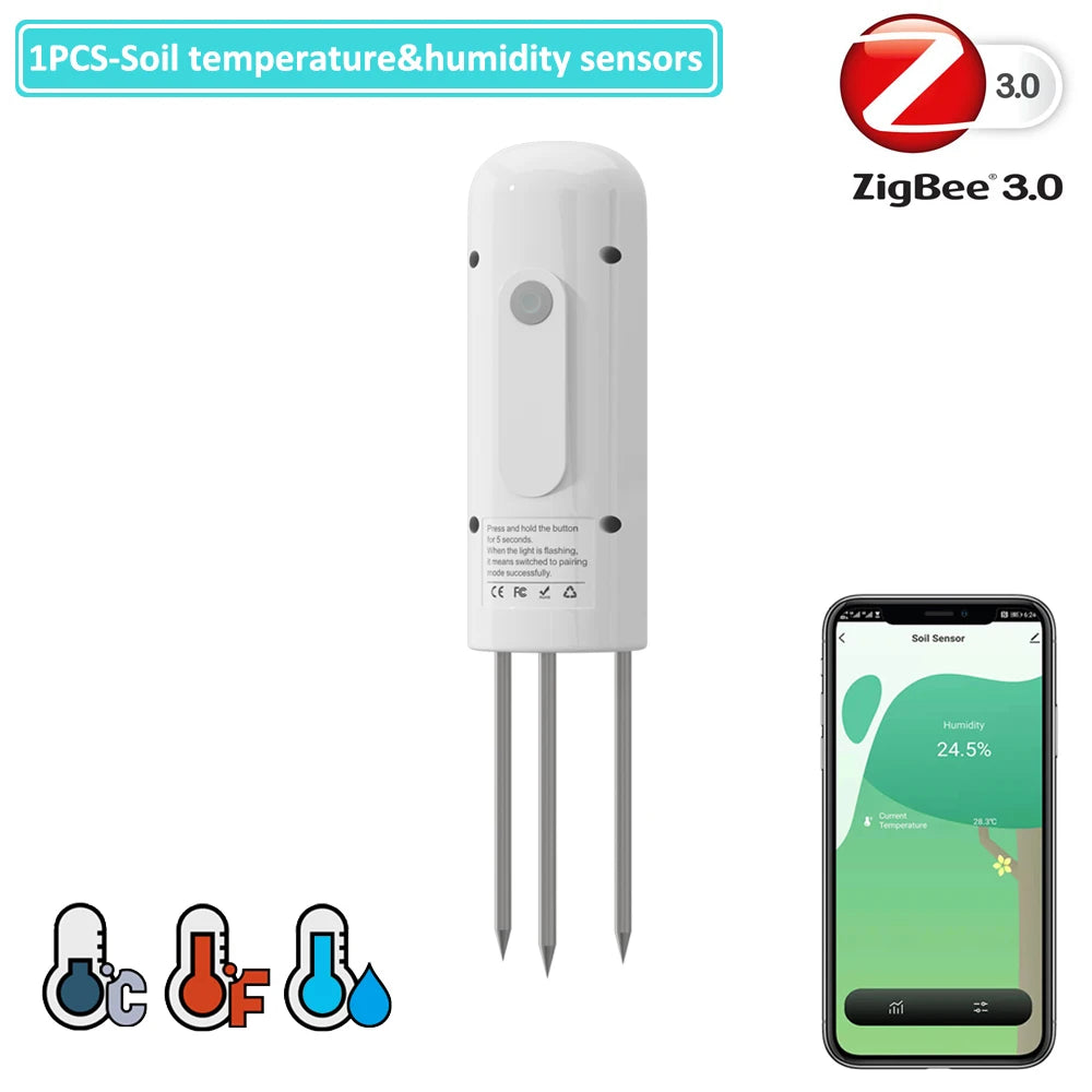 2025 NEW ZIGBEE WIFI Garden Watering Timer Smart Sprinkler Drip Irrigation System Built-in Water Flow Recorder Controller TUYA
