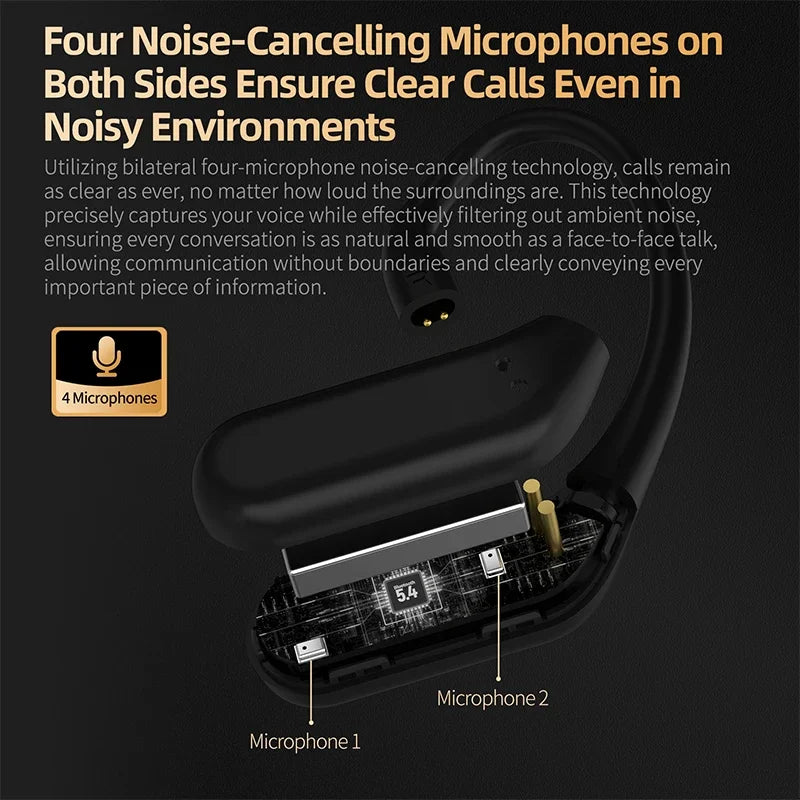 KZ AN01 HiFi Earphones Wireless Upgrade Cable Bluetooth 5.4 Low Latency Wired Earbuds Bluetooth Module For Castor ZAR ZSXPRO
