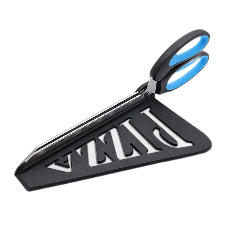 Pizza Scissors Knife Pizza Cutting Tool Stainless Steel Pizza Cutter Slicer Baking Tool Multi-Functional With Detachable Spatula