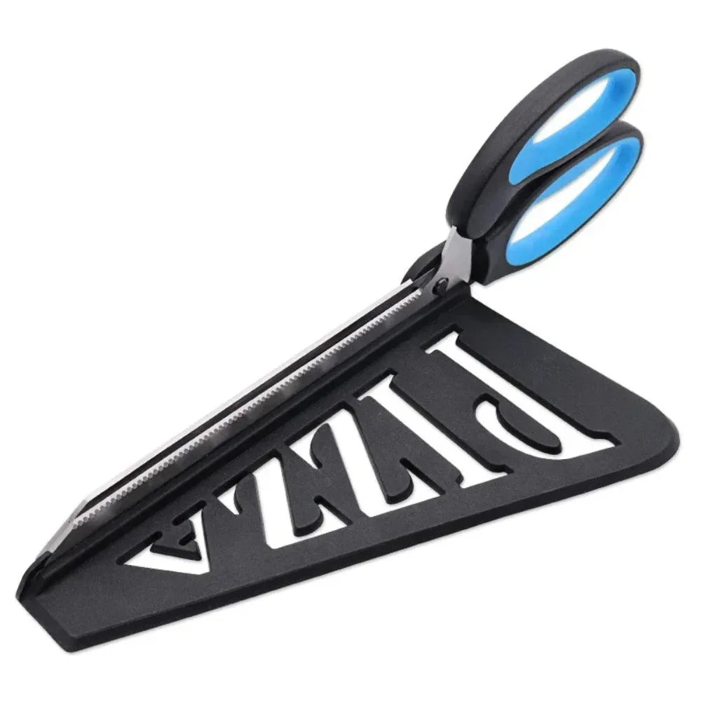 Pizza Scissors Knife Pizza Cutting Tool Stainless Steel Pizza Cutter Slicer Baking Tool Multi-Functional With Detachable Spatula