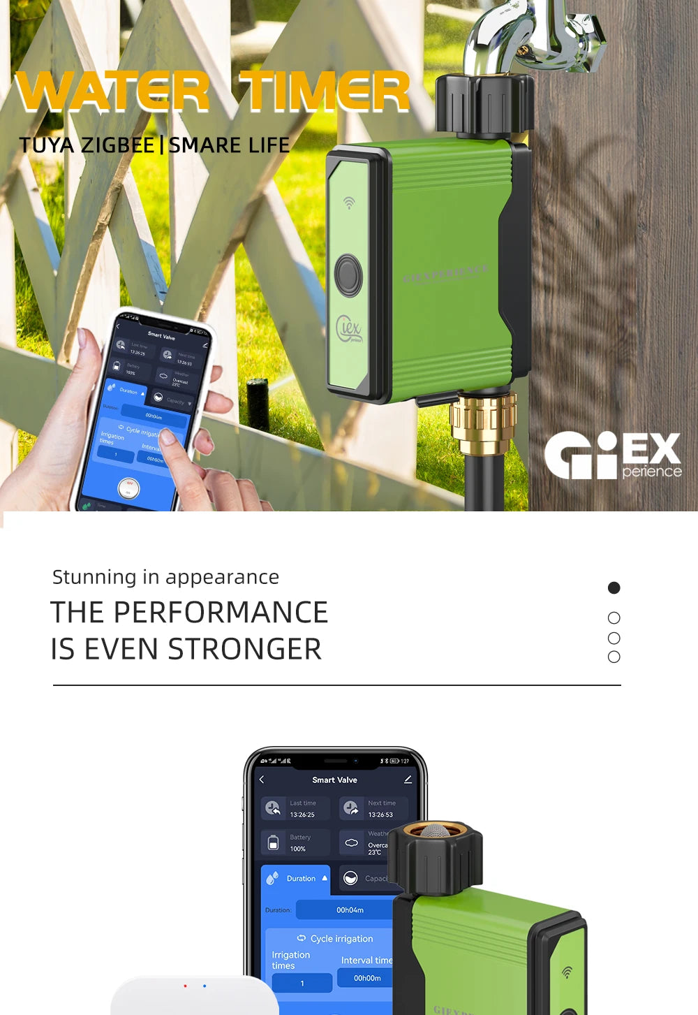 2025 NEW ZIGBEE WIFI Garden Watering Timer Smart Sprinkler Drip Irrigation System Built-in Water Flow Recorder Controller TUYA