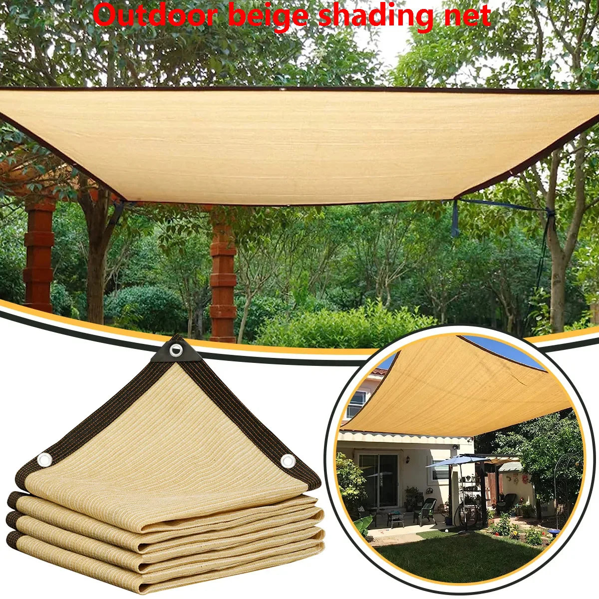 HDPE Sunshade Net - UV Protection for Garden & Patio